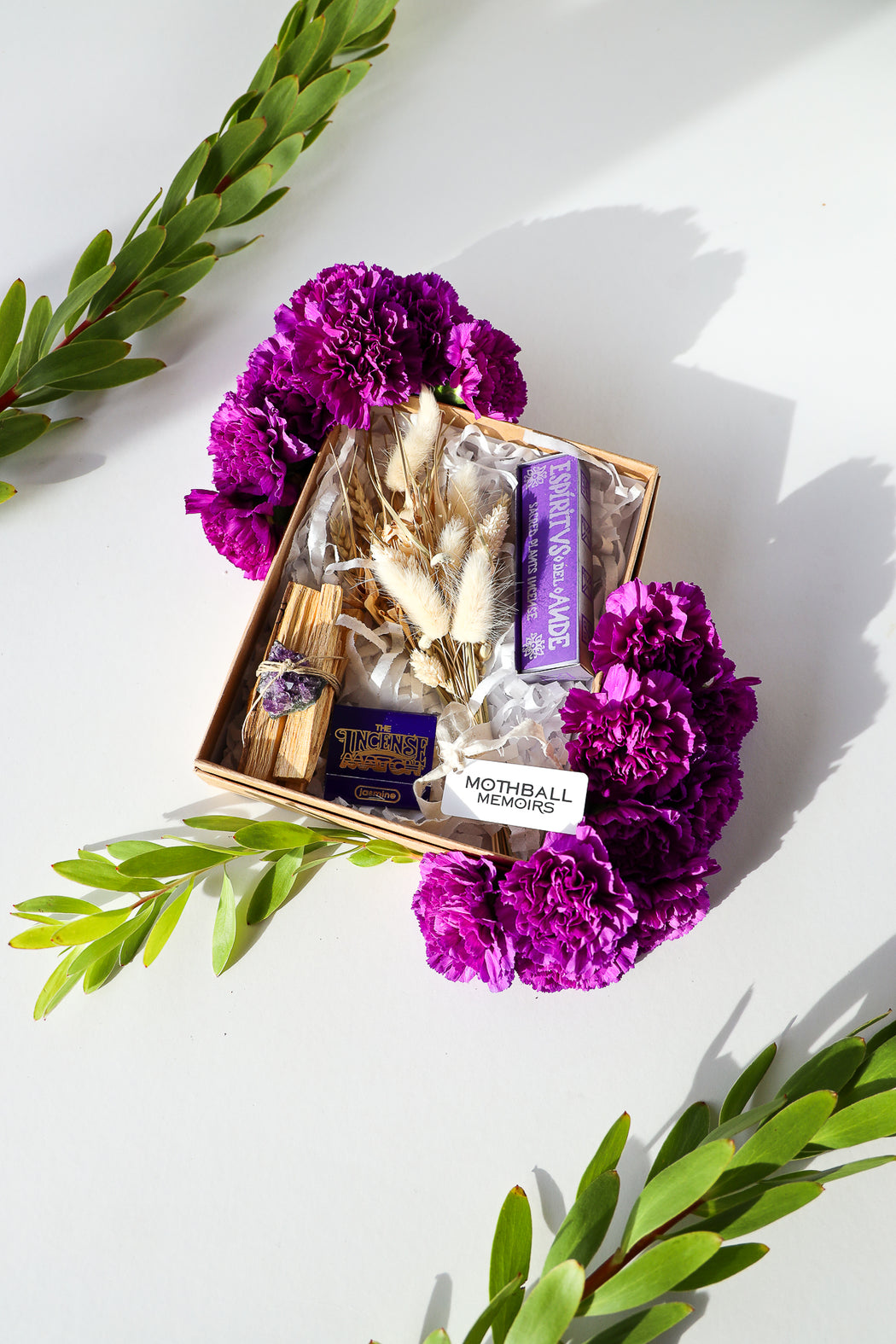 Amethyst Dried Floral Gift Box Set