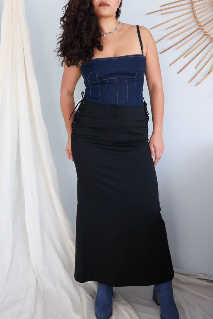 1999 Corset Maxi Skirt // Size 10