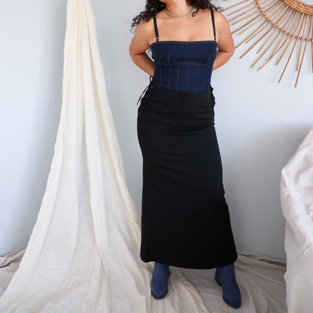 1999 Corset Maxi Skirt // Size 10