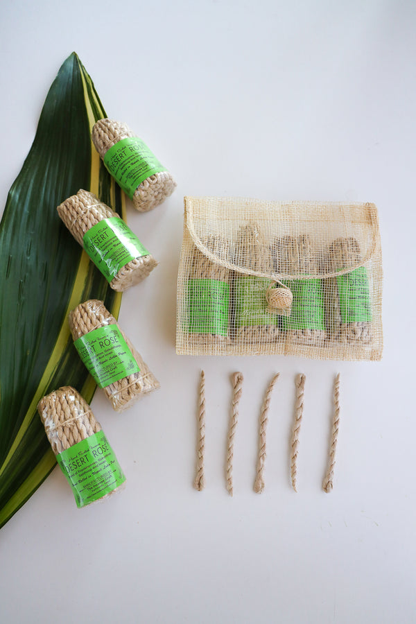 Desert Rose Rope Incense Gift Set
