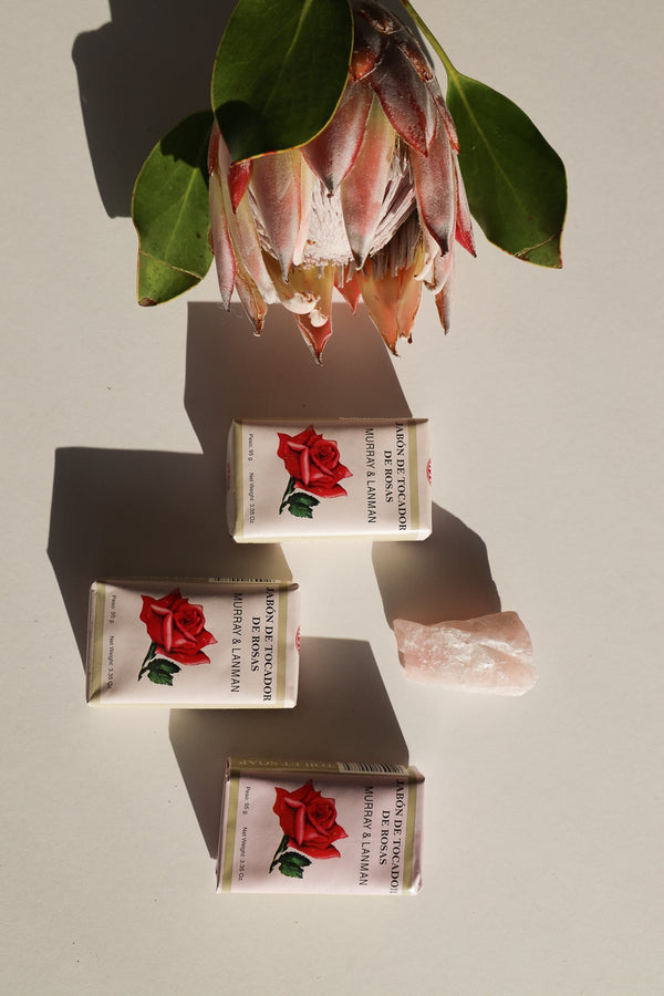 Rose Quartz and Rose Soap Gift Set