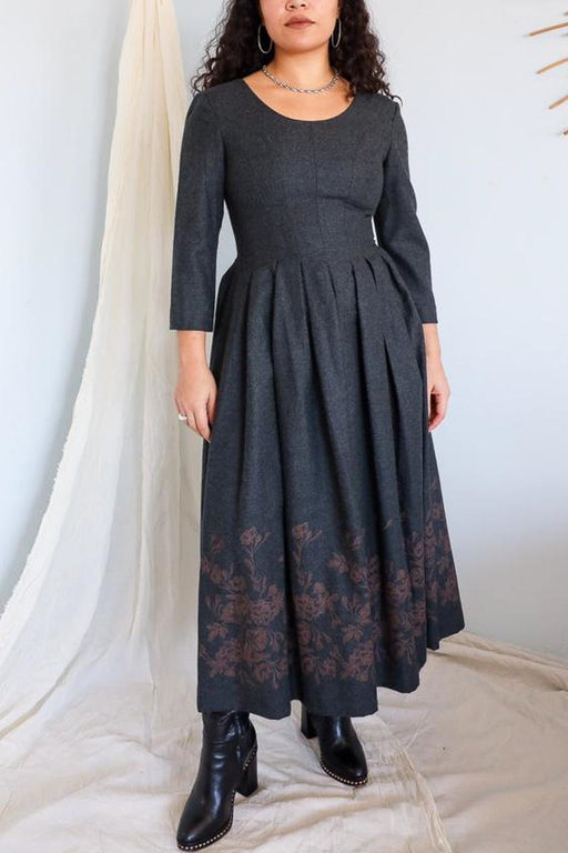 Grey Wool Fairytale Dress // Size M