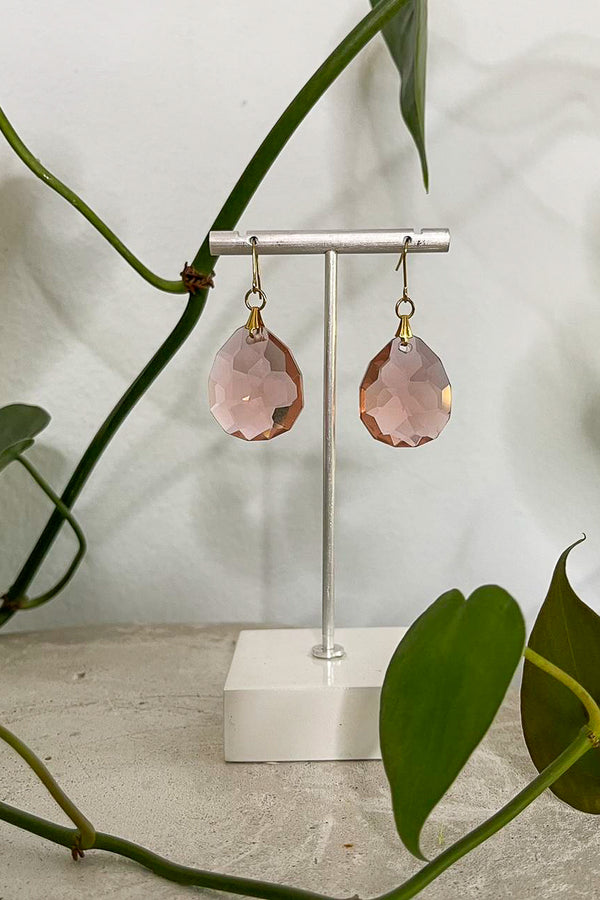 Rose Chandelier Bead Earrings