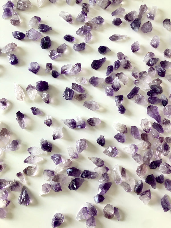 Mini Amethyst Point Trio Set