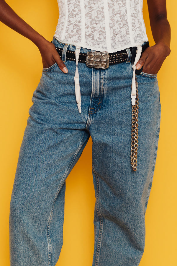 Antique Brass Belt Buckle