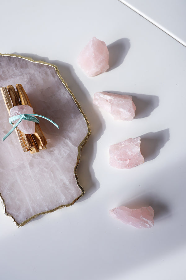Palo Santo Bundle with Rose Quartz