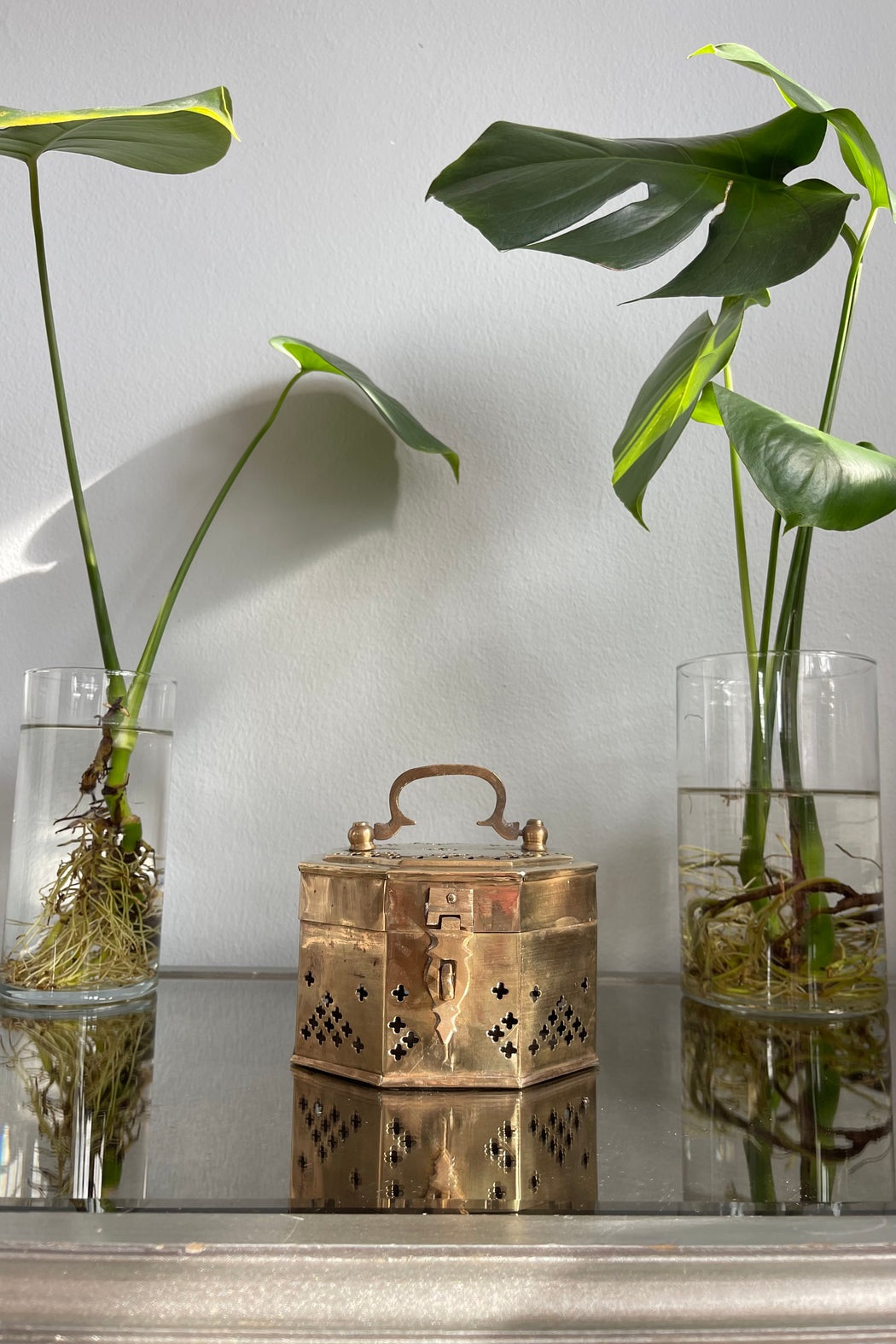 Antique Brass Decorative Box