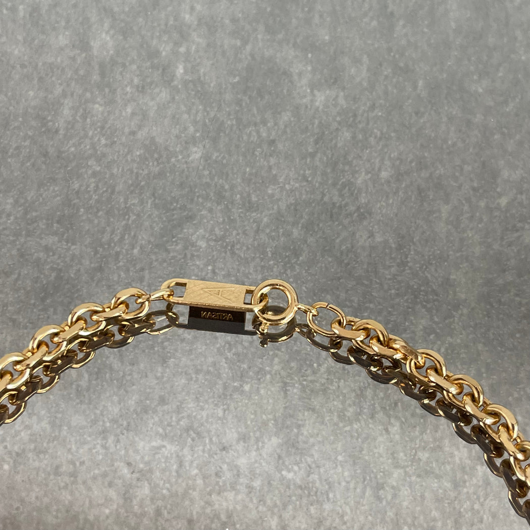 Short Goldtone Chain Necklace