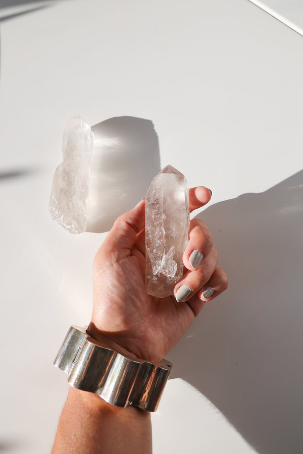 Smoky Quartz Rough Crystal Wand