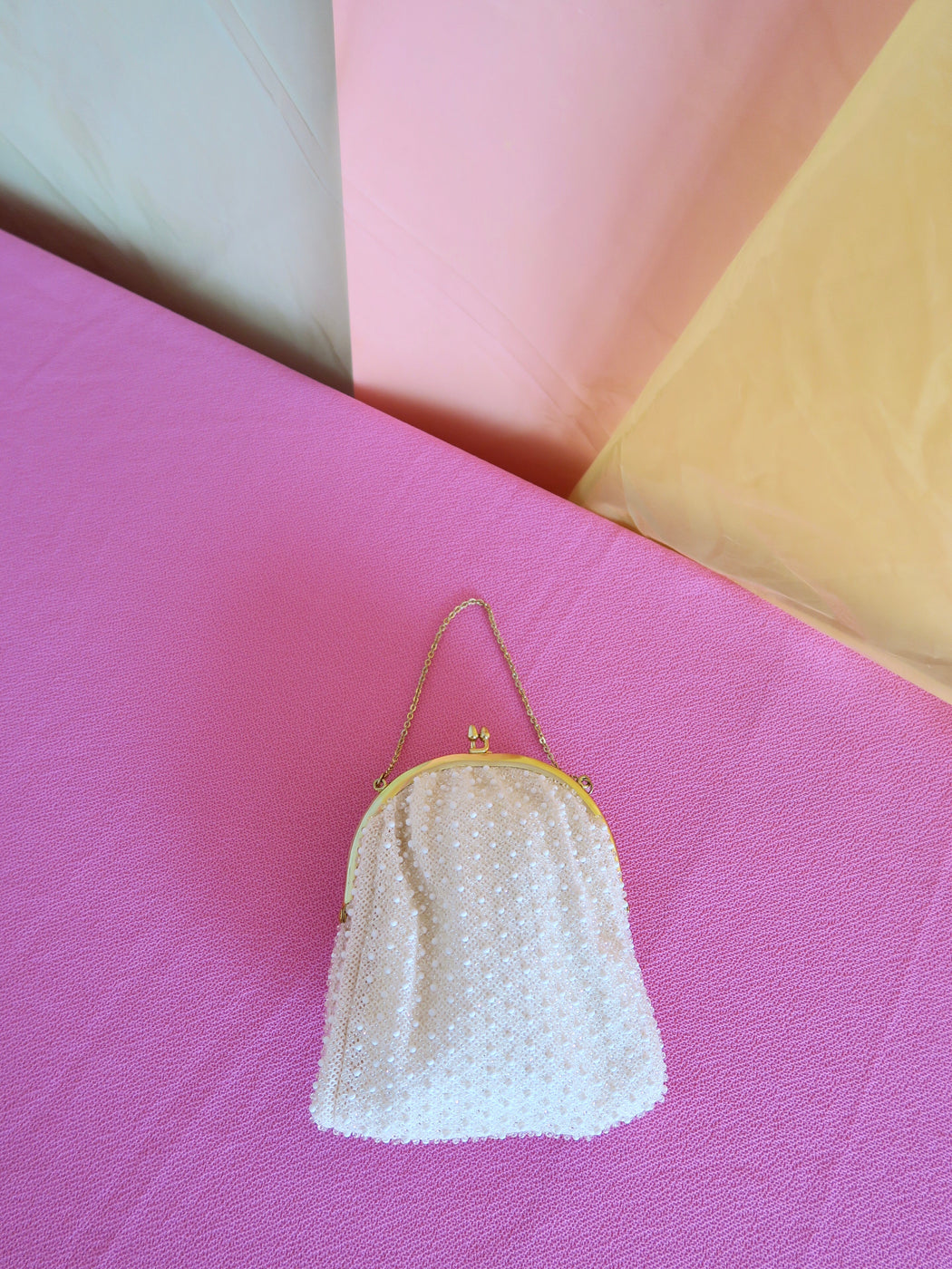 Precious Cream Mini Bag